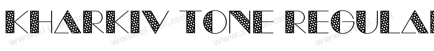Kharkiv Tone Regular字体转换